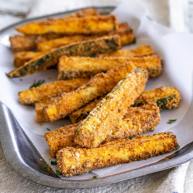 ~ Zucchini Fries Recipe with Breading Mix &amp; Cajun Spices Keto Store NZ | Keto Store NZ Ltd