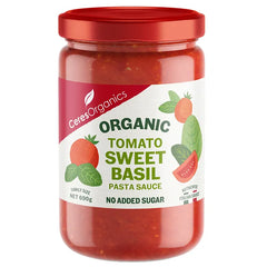 Keto Store NZ | Ceres Organic Tomato Sweet Basil Pasta Sauce |  Organic Keto | No added sugar