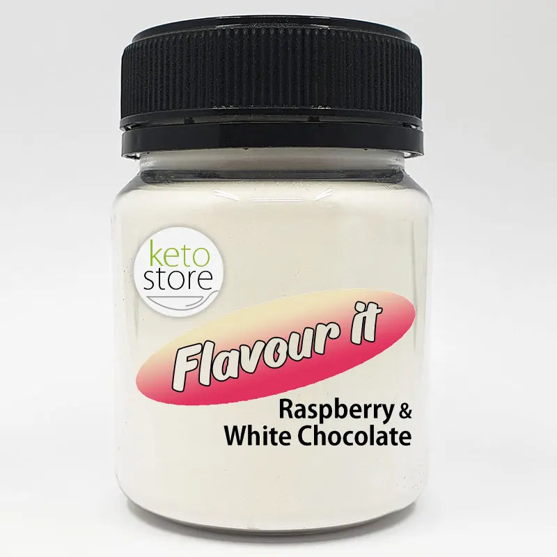 Keto Store Flavour It Raspberry White Chocolate