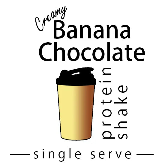 Protein Shake Banana Chocolate Single Serve from Keto Store NZ Keto