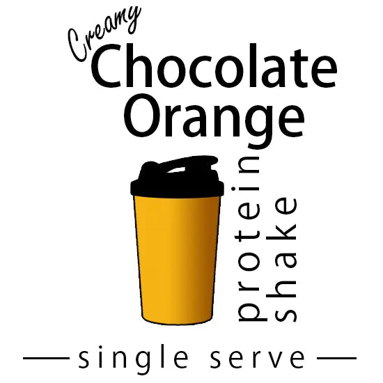 Creamy Chocolate Orange Single Serve Protein Shake made by Keto Store NZ