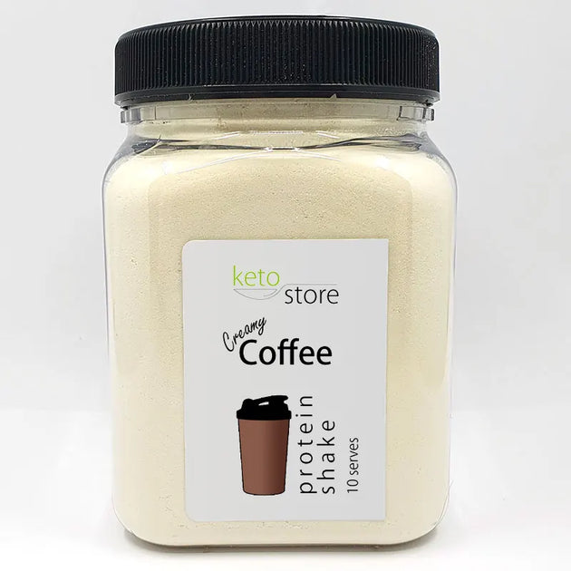 Coffee Protein Shake 10 Serve Jar from Keto Store NZ Keto Store NZ