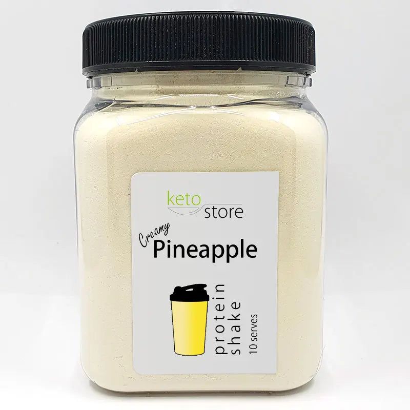 Pineapple Protein Shake 10 Serve Jar by Keto Store NZ