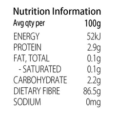 Keto Store NZ | Nutrition Information Psyllium Husk Powder 1kg