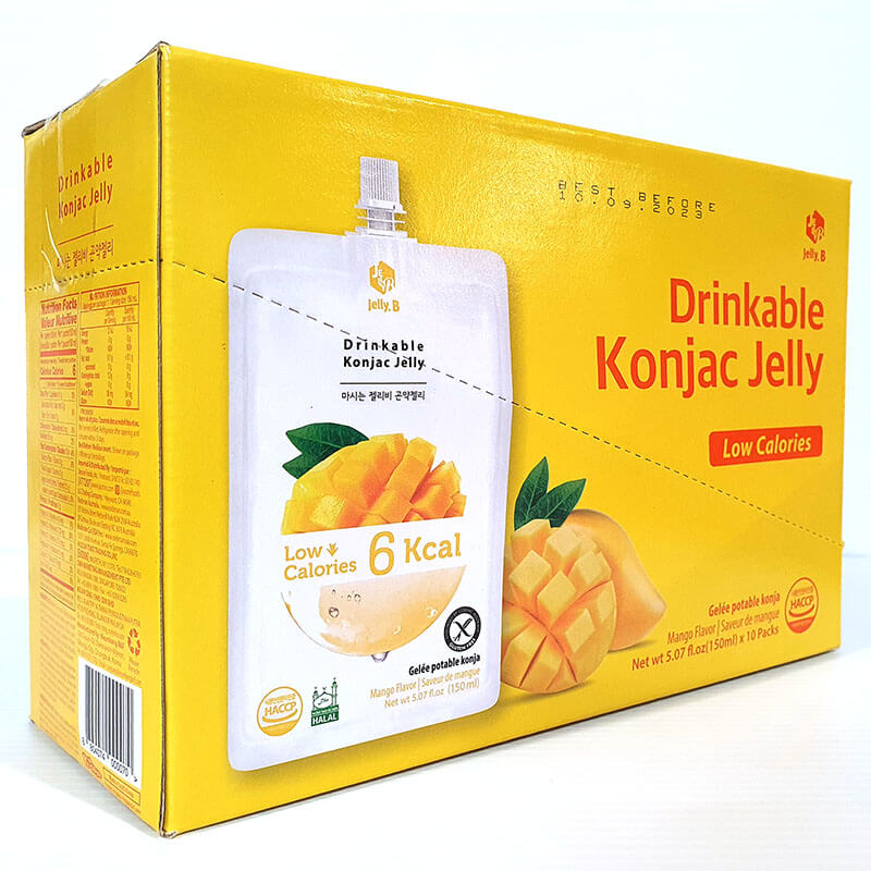 Keto Store NZ | Jelly B. Drinkable Konjac Jelly Mango Box