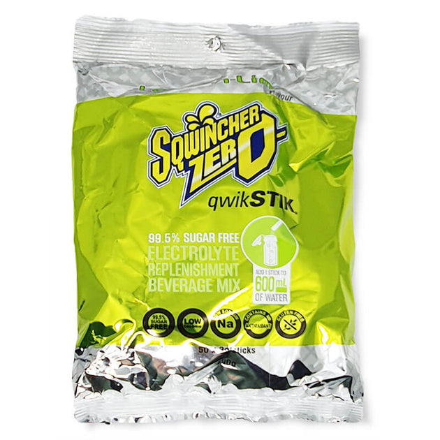Electrolytes Sqwincher Lemon Lime 50 sachet 1.43 Keto Store NZ Ltd