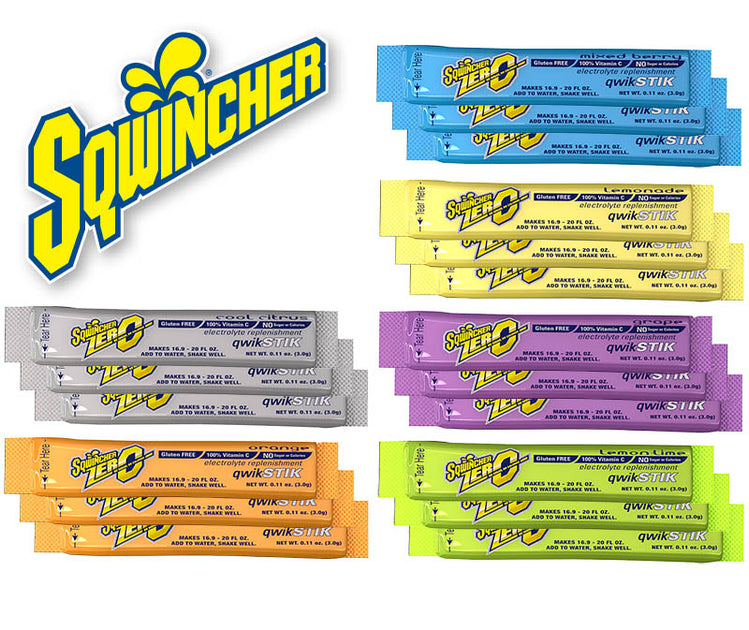 Electrolytes Sqwincher Variety Pack [18 sachets 1.66] Keto Store