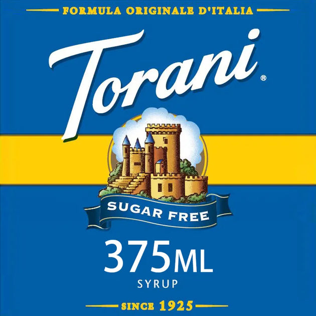 Torani 375ml Sugar Free Syrups All Flavours Keto Store NZ