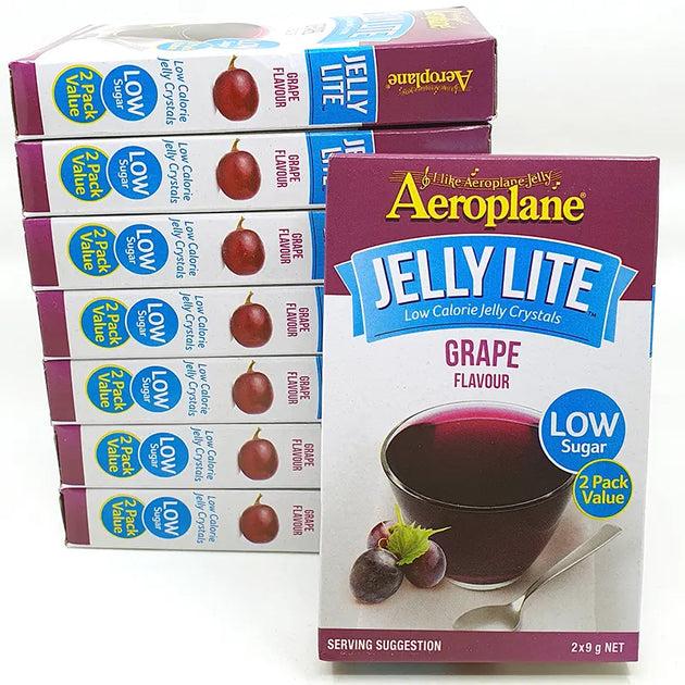 Aeroplane Grape Jelly SugarFree Lite 8 packets Keto Store NZ Keto
