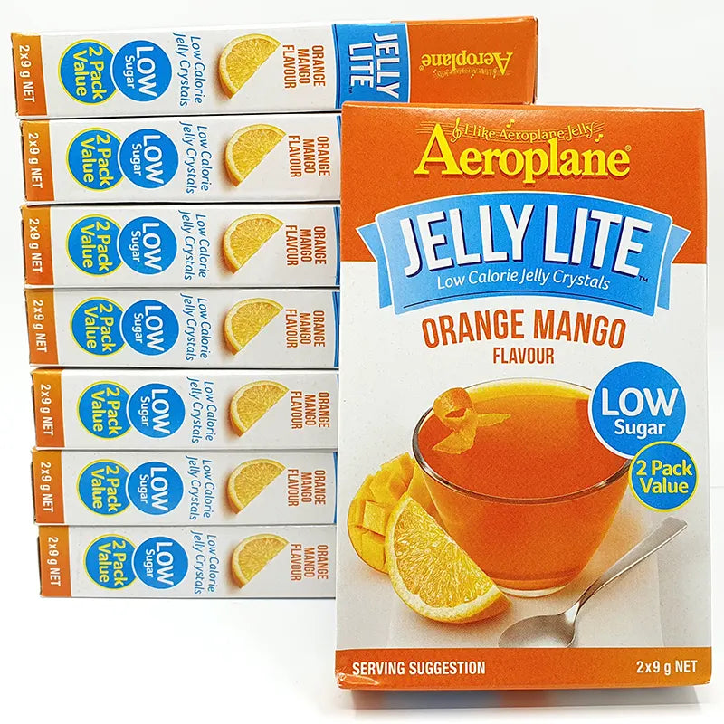 Link to Orange Mango Jelly from Aeroplane & 8 pack savings from Keto Store NZ