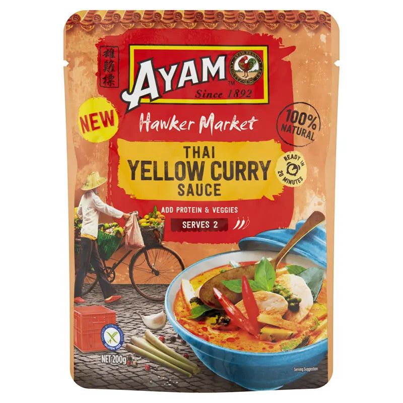 AYAM Thai Yellow Curry Sauce from Keto Store NZ Keto Store NZ