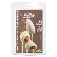 Keto Store NZ | Better Than Good Foods | White Chocolate Almonds