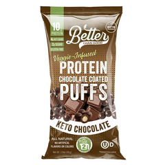 Keto Store NZ | Better Than Good Foods | Protein  Puffs Chocolate Pouch | Veggie-infused