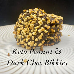 Bikkie Jar - Keto Peanut n Dark Choc | Keto Store NZ