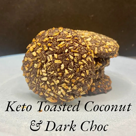 Bikkie Jar - Keto Toasted Coconut n Dark Choc | Keto Store NZ