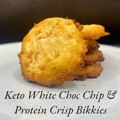 Bikkie Jar - Keto White Choc Chip n Protein Crisp | Keto Store NZ