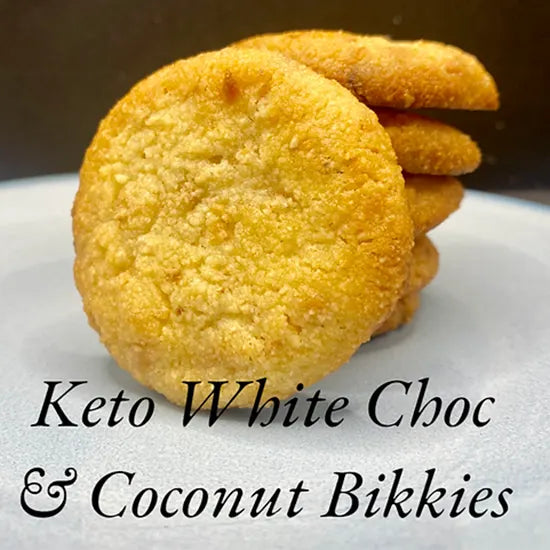 Bikkie Jar - Keto White Choc n Coconut | Keto Store NZ