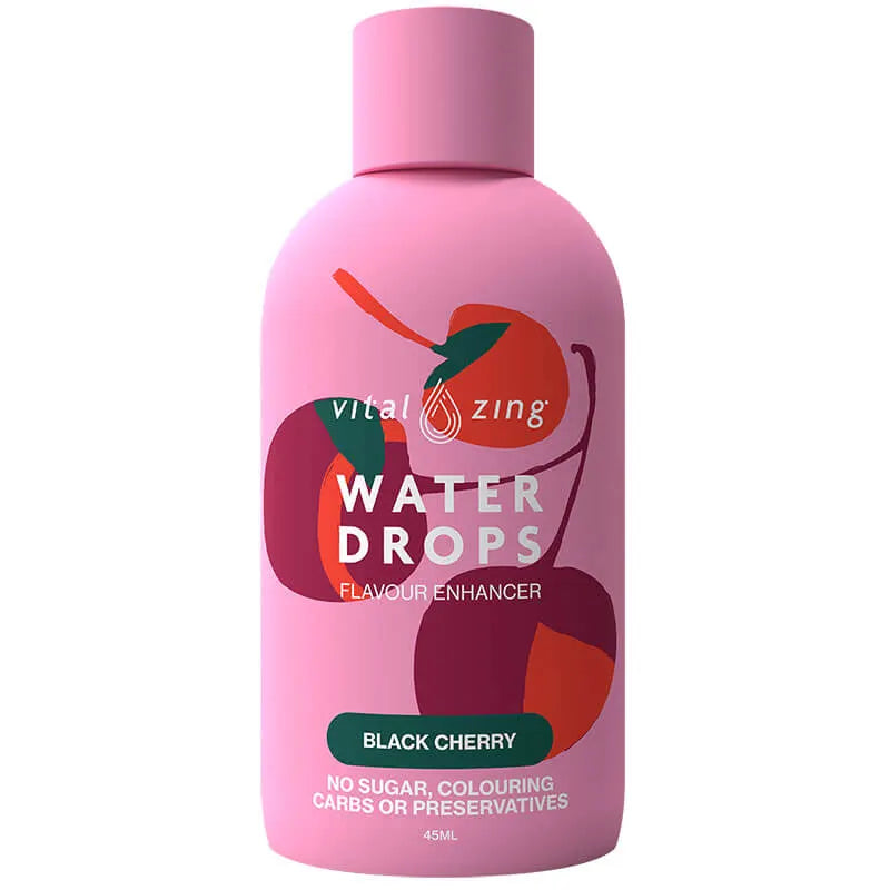 Keto Store NZ | Vital Zing Black Cherry Water Drops | Flavour | Waterdrops