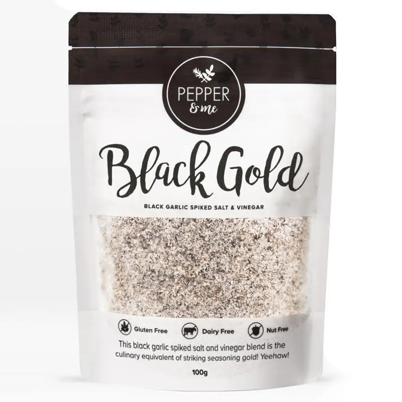 Keto Store NZ | Black Gold salt & Vinegar | Pepper & Me