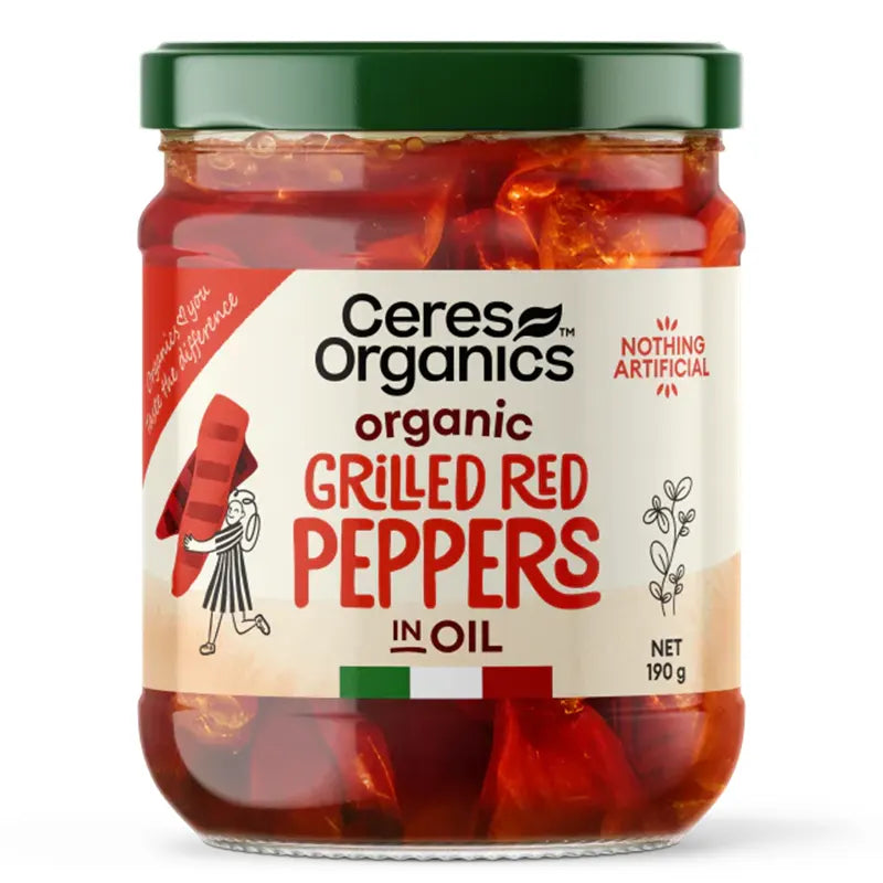 Keto Store NZ | Ceres Grilled Red Peppers | organic