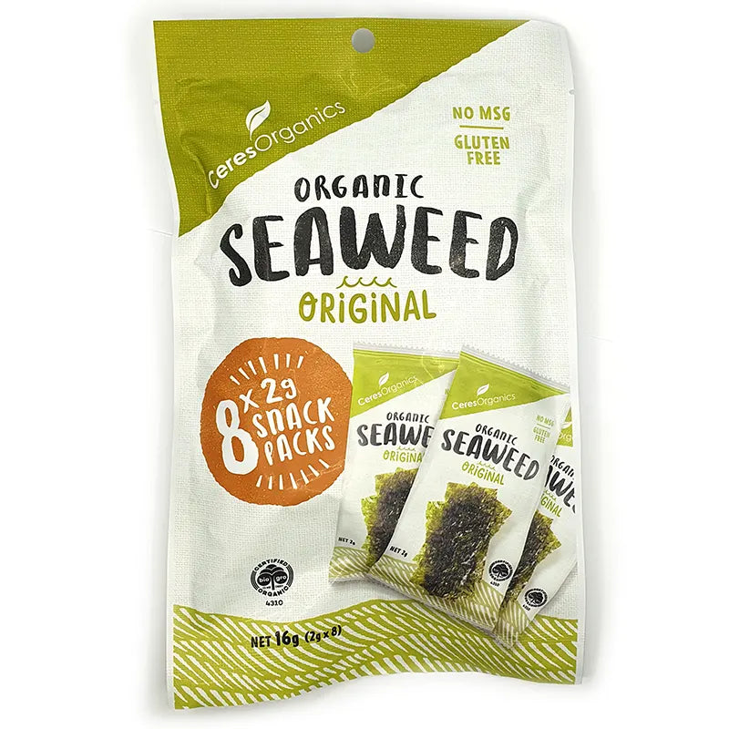 Ceres Organic Roasted Seaweed Nori Multipack from Keto Store NZ