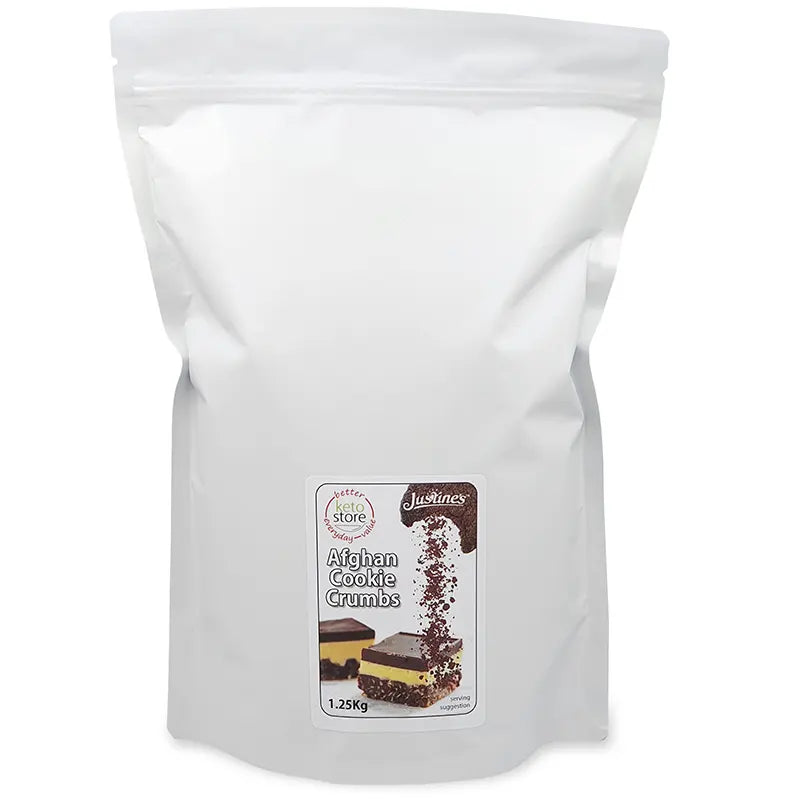 Keto Store NZ | Afghan Cookie Crumbs 1.25kg bag | Justine's Cookies