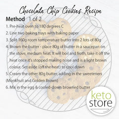 Choc Chip Cookie Recipe 2 | Keto Store NZ