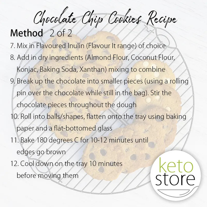 Choc Chip Cookie Recipe 3 | Keto Store NZ
