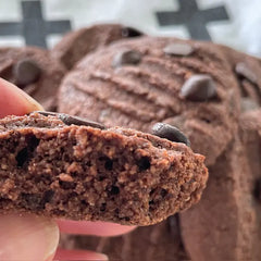 Double Chocolate Cookies detail by The Good Batch | Keto Store NZ 