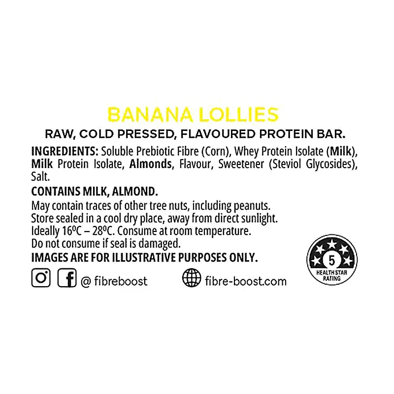 Keto Store NZ | Fibre Boost | Banana Lollies | Ingredients