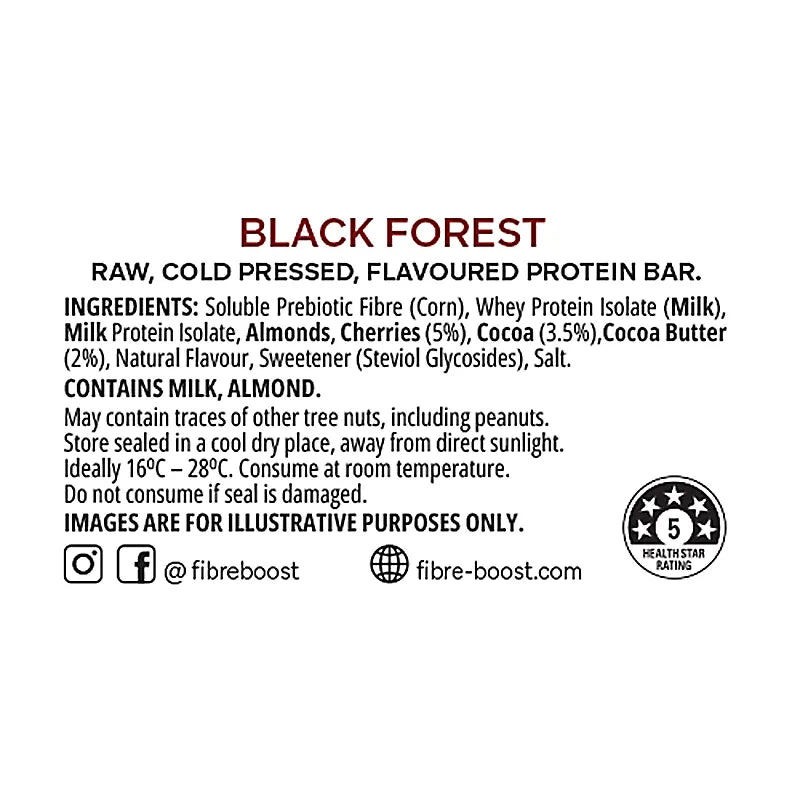 Keto Store NZ | Fibre Boost | Black Forest | Ingredients