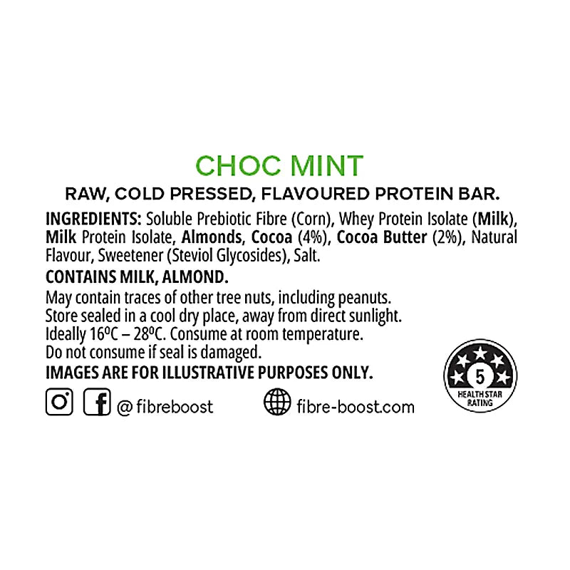 Keto Store NZ | Fibre Boost | Choc Mint | Ingredients