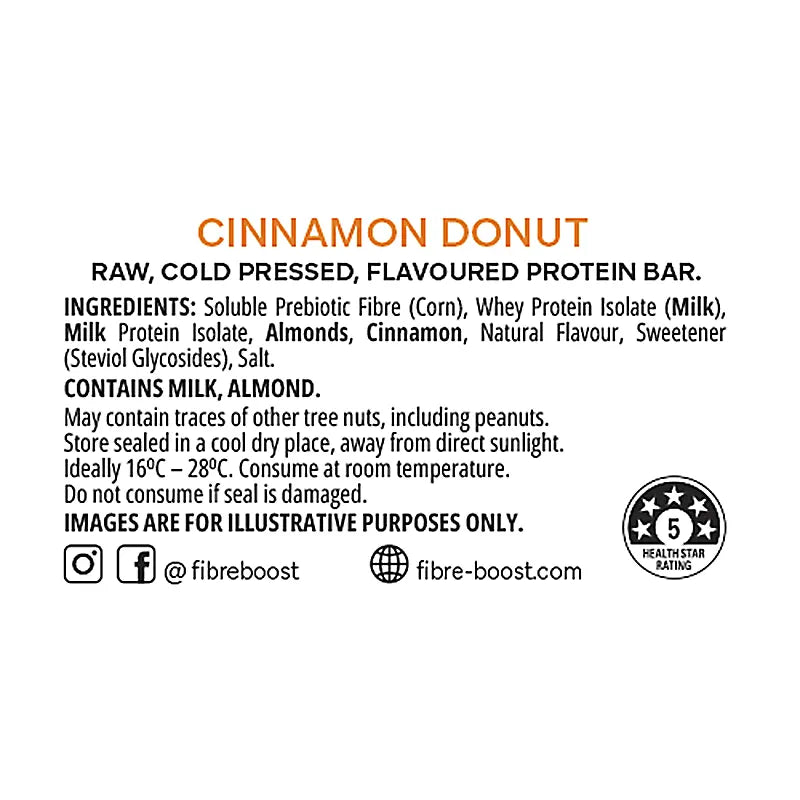 Keto Store NZ | Fibre Boost | Cinnamon Donut | Ingredients
