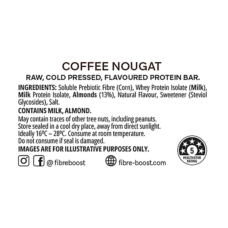 Keto Store NZ | Fibre Boost | Coffee Nougat | Ingredients