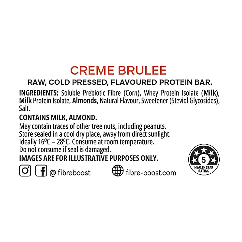 Keto Store NZ | Fibre Boost | Creme Brulee | Ingredients