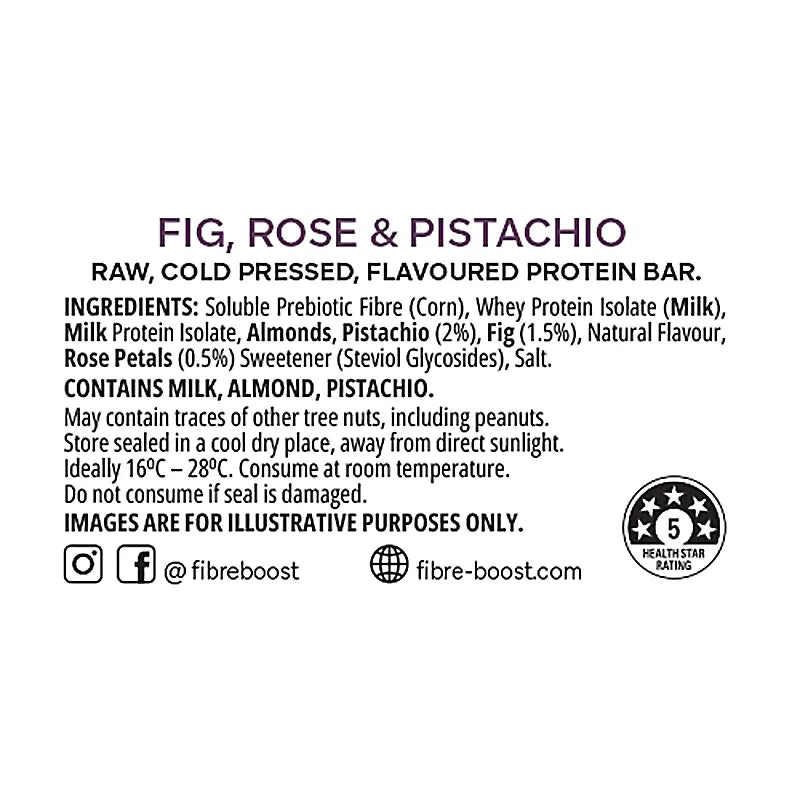 Keto Store NZ | Fibre Boost | Fig Rose and Pistachio | Ingredients
