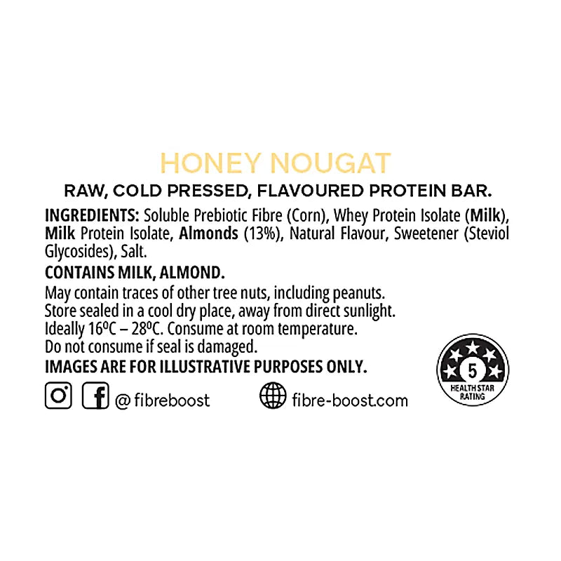 Keto Store NZ | Fibre Boost | Honey Nougat | Ingredients