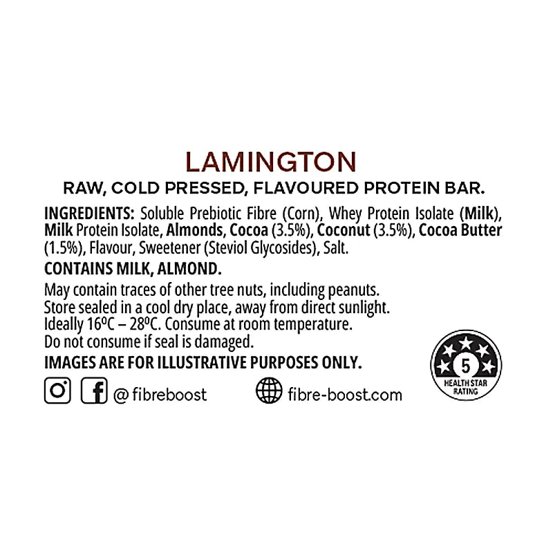 Keto Store NZ | Fibre Boost | Lamington | Ingredients