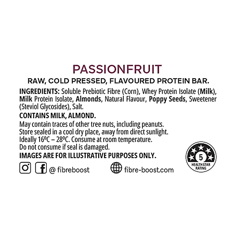 Keto Store NZ | Fibre Boost | Passionfruit | Ingredients 