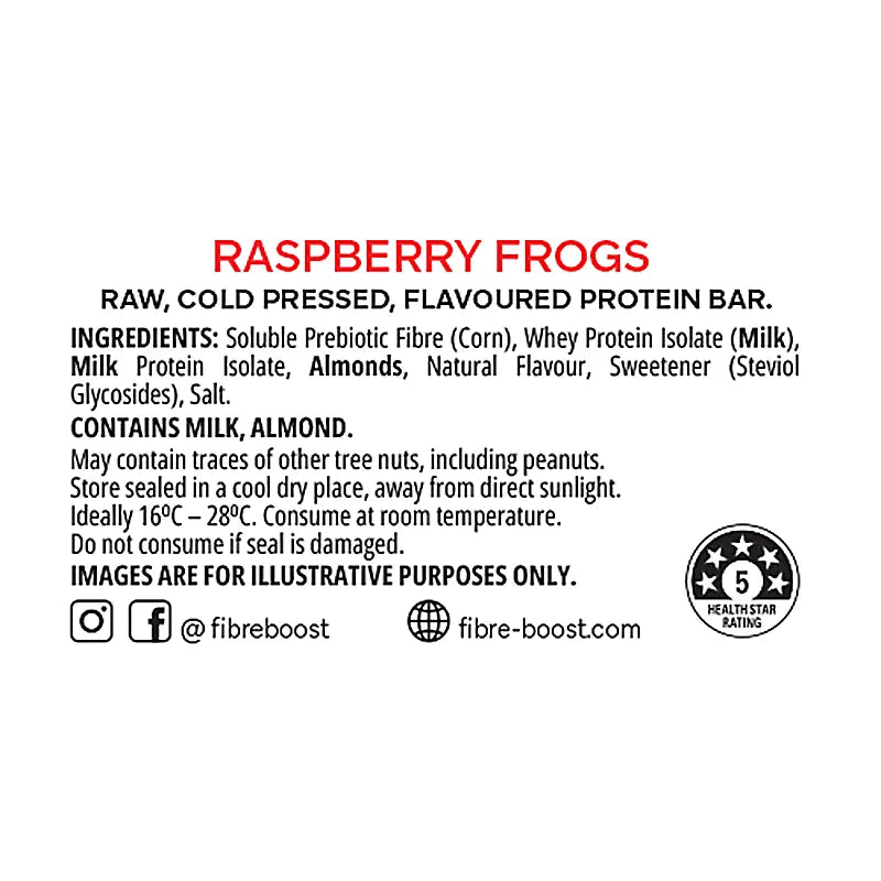 Keto Store NZ | Fibre Boost | Raspberry Frogs | Ingredients