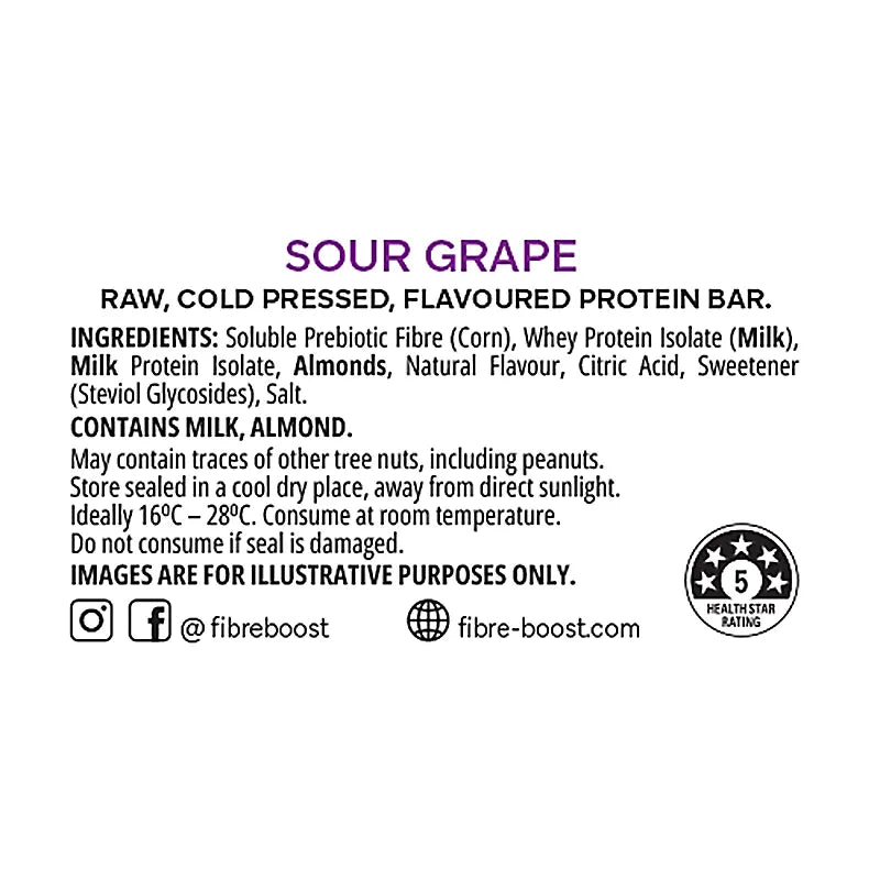Keto Store NZ | Fibre Boost | Sour Grape| Ingredients 