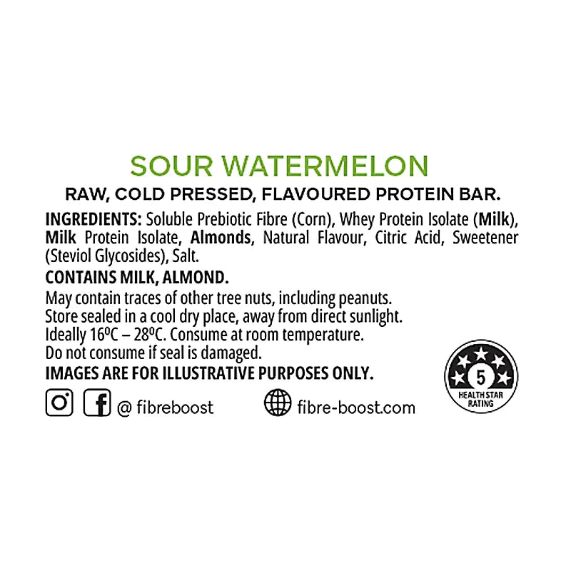 Keto Store NZ | Fibre Boost | Sour Watermelon | Ingredients 
