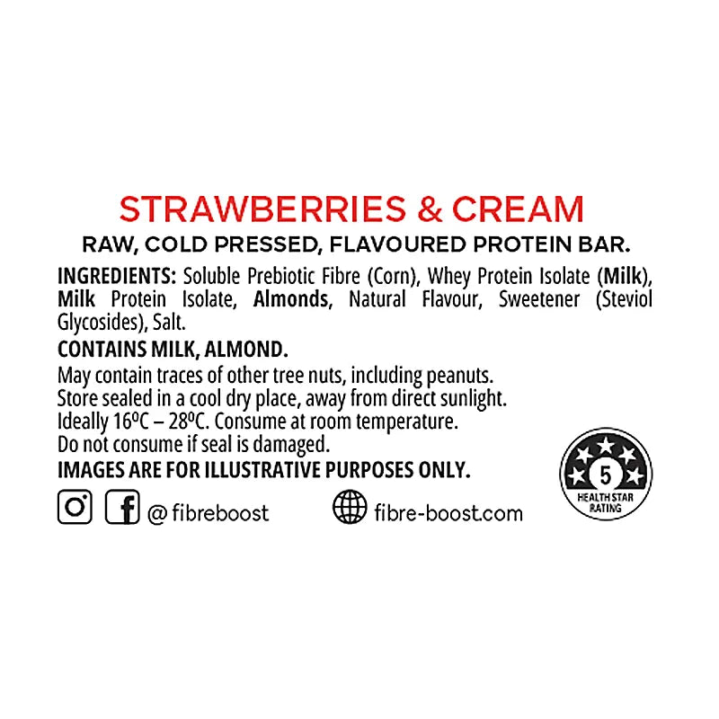 Keto Store NZ | Fibre Boost | Strawberries and Cream | Ingredients