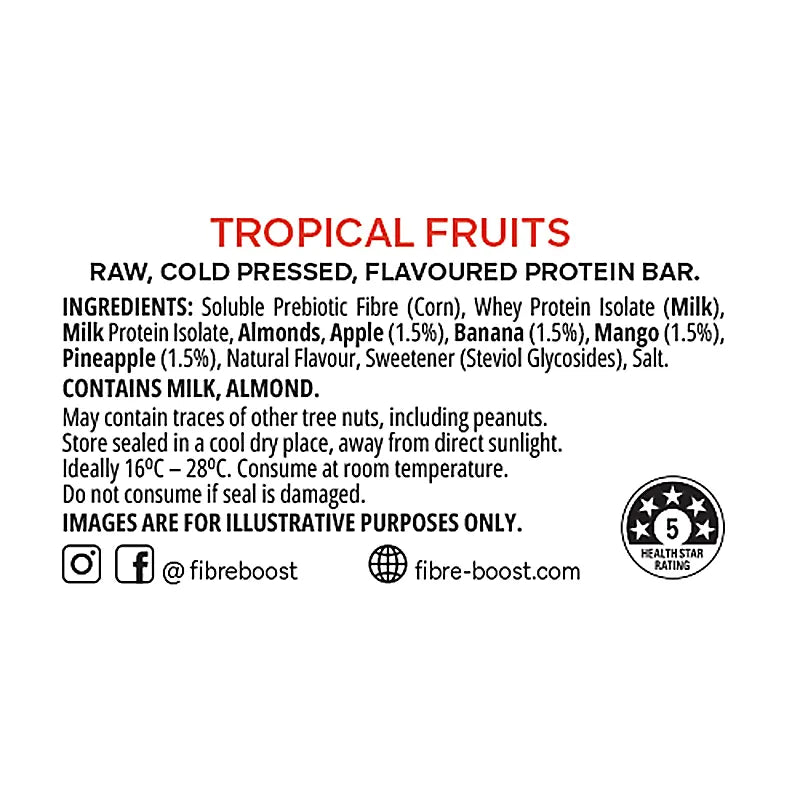 Keto Store NZ | Fibre Boost | Tropical Fruits | Ingredients
