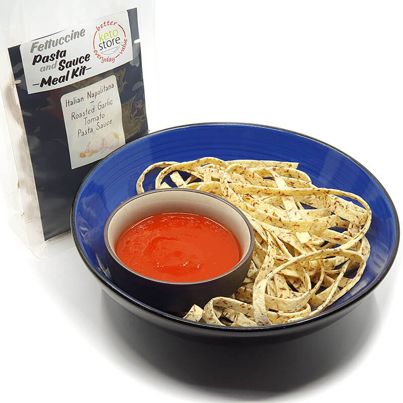 Keto Store NZ | Fettuccine Napolitana Pasta & Sauce Meal Kit