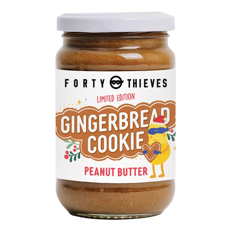 Keto Store NZ | Forty Thieves | Gingerbread Cookie Peanut Butter | Christmas | Limited Edition