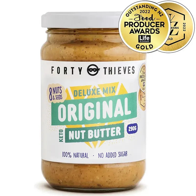 Keto Store NZ | Forty Thieves Original Keto Nut Butter | Gold Artisan Awards 2022 Winner