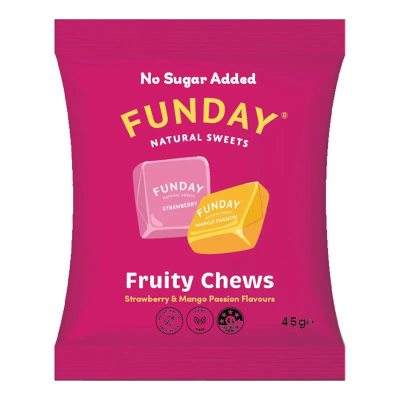 Keto Store NZ | Funday Fruity Chews | Strawberry and Mango Passion