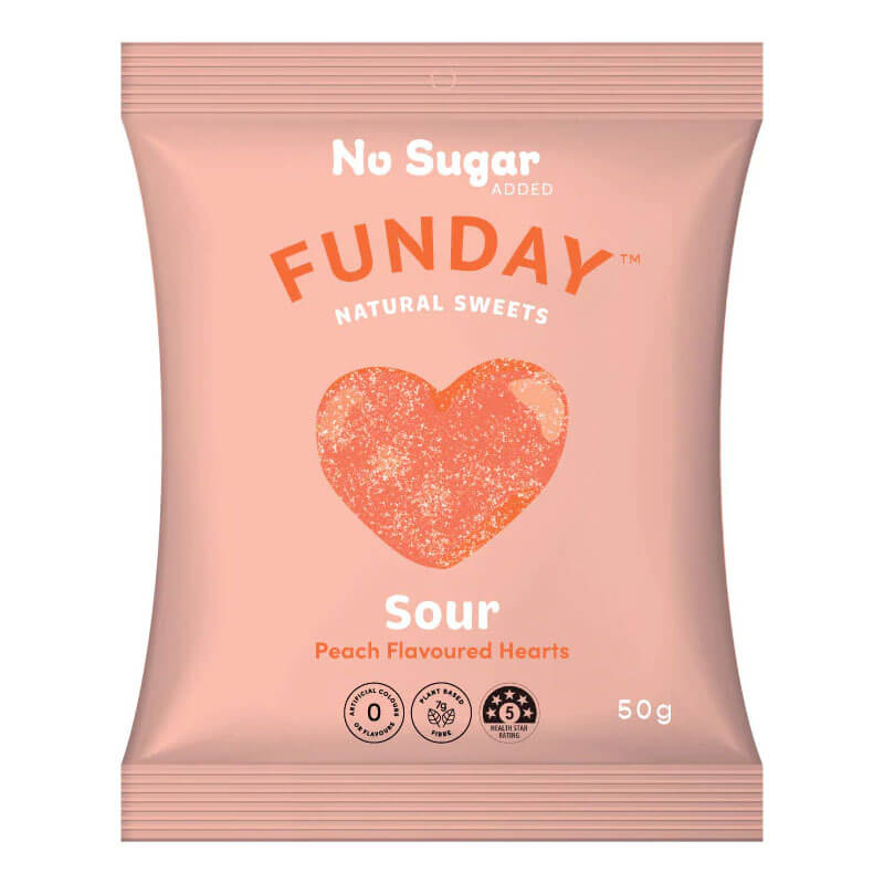 Keto Store NZ | Funday Sour Peach Hearts