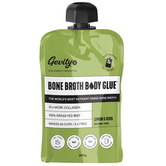 Keto Store NZ | Gevity Bone Broth Pouch | Lemon & Herb